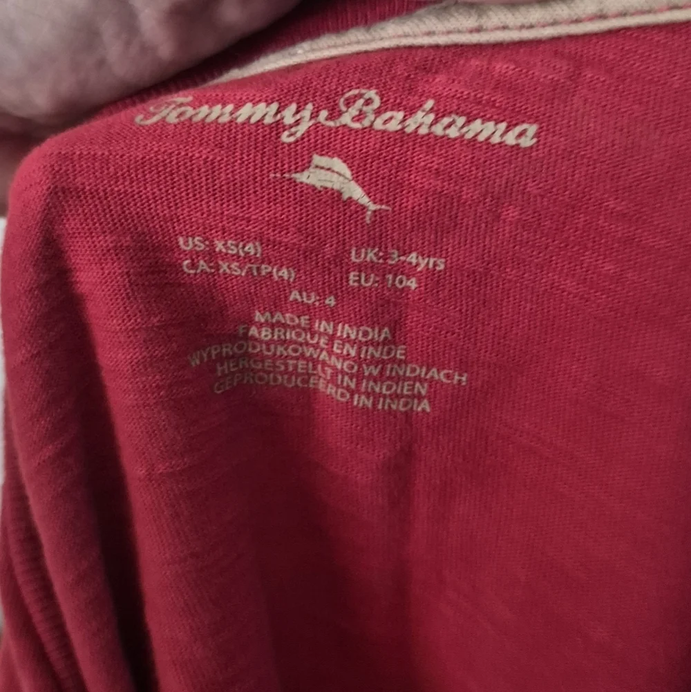 Tommy Bahama Red Long Sleeve Kids Shirt (4)